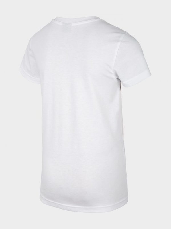t-shirt chłopięcy 4f hjl20-jtsm023 biały tył