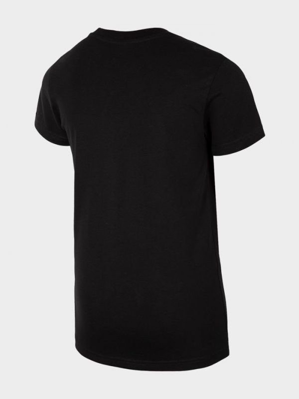 t-shirt chłopięcy 4f hjl20-jtsm023 czarny tył